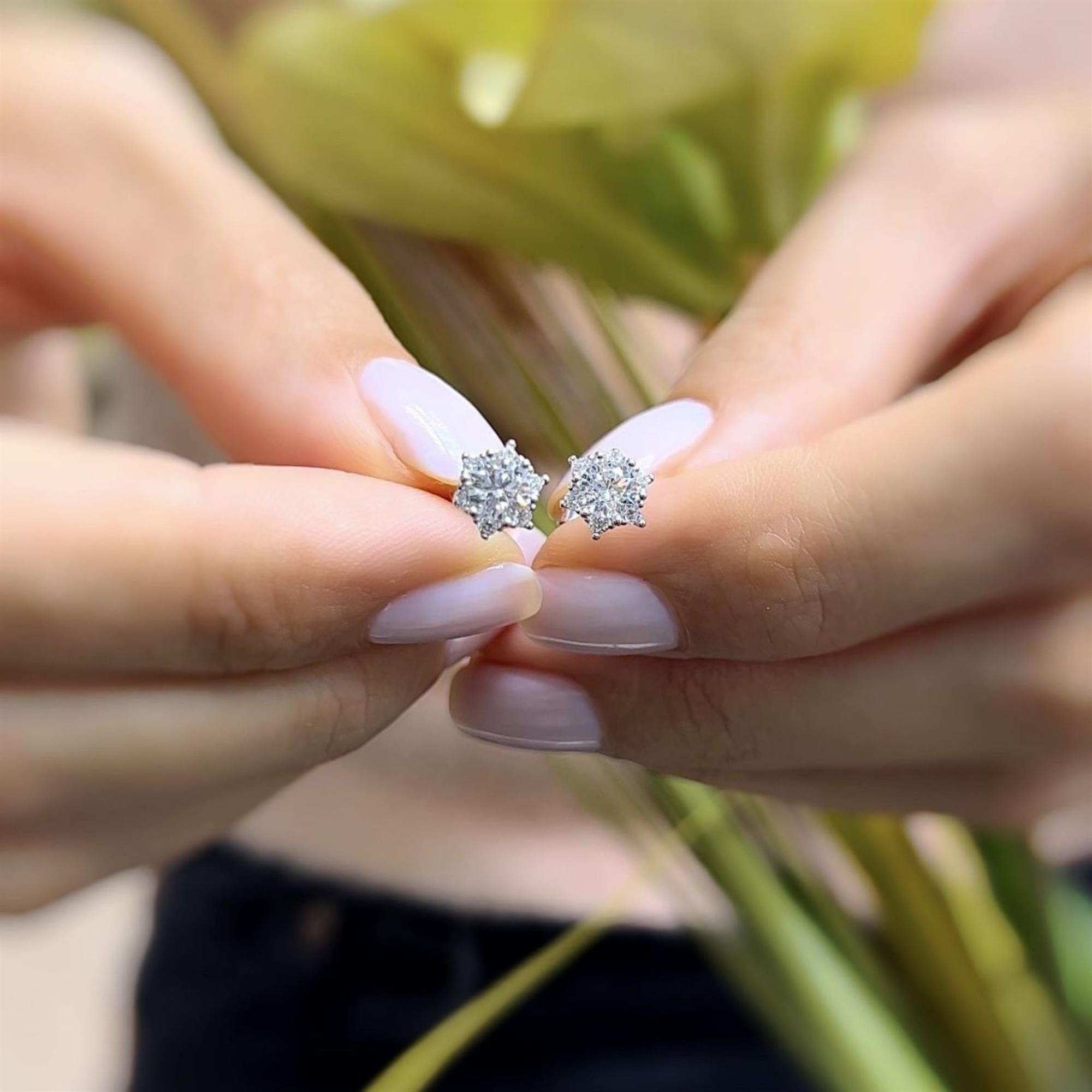 Diamond-Cut Love Sun 925 Sterling Silver Earrings